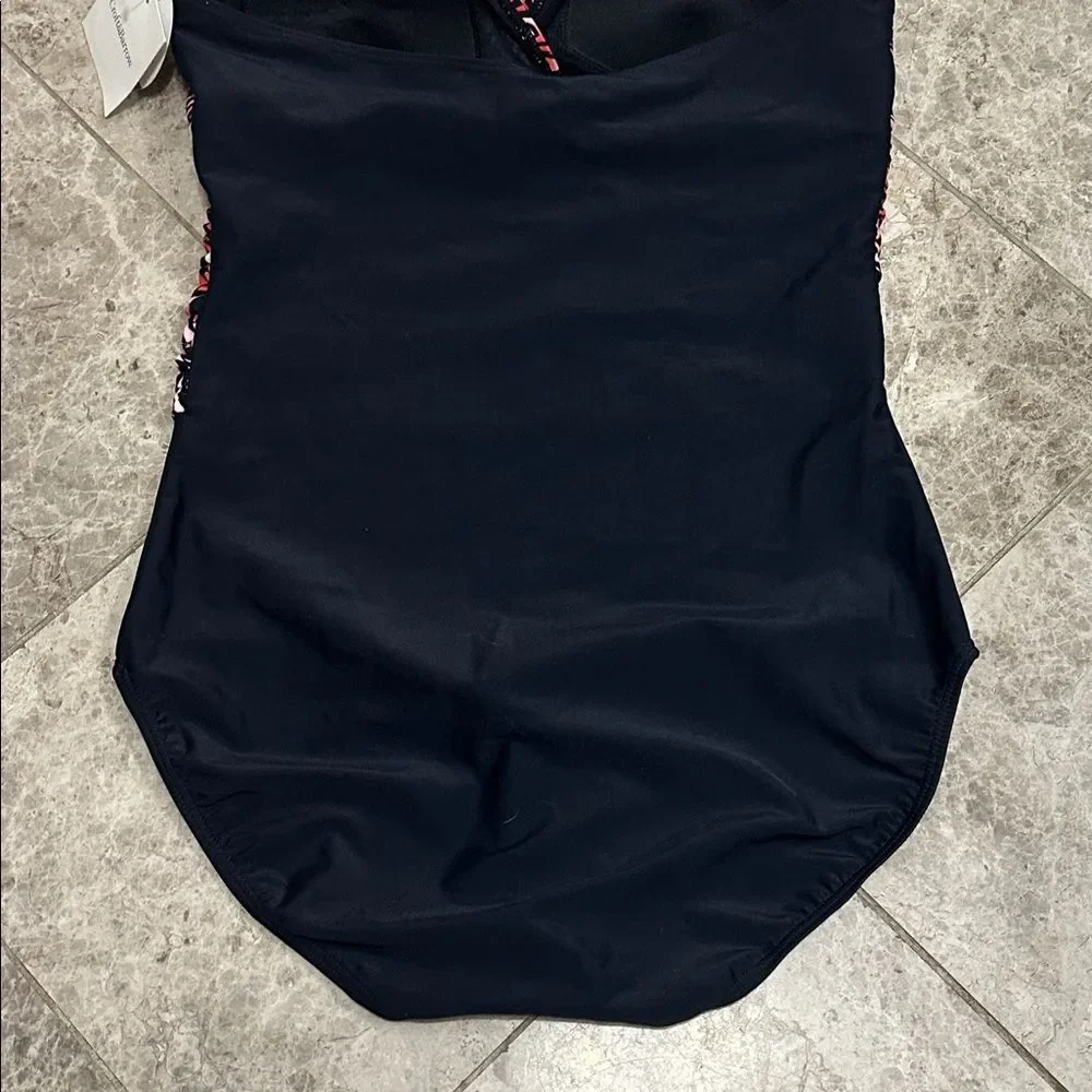 Croft & Barrow Body Sculptor 1pc Halter Swimsuit Tummy Control NEW Size 16